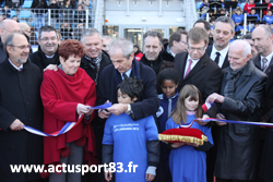 Complexe Léo Lagrange inauguration Hubert Falco
