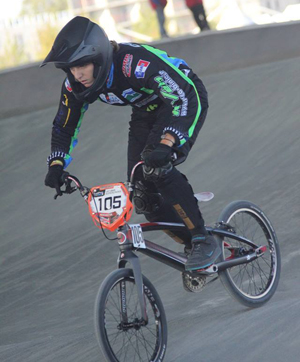 Pauline Corlobé BMX Coupe de France Saint-Quentin octobre 2014 01