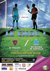 Affiche RCT - OM à Mayol