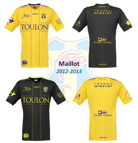 maillots sporting toulon 2012-2013